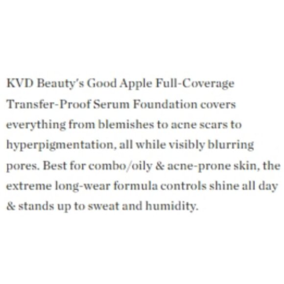 KVD🍏Good Apple🍎 Full Coverage Serum Foundation Light 006 🆕📦⌚🏃💨⚡🚚 - Picture 5 of 16